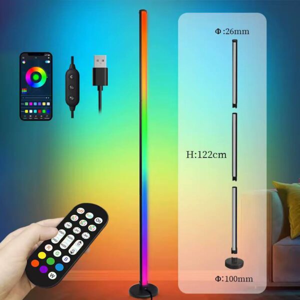 انارة مستشعر للحركة وسبيكر RGB
